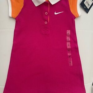 Nike Toddler Girls Pink and Orange Tennis Dress